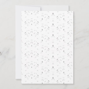 Een decoratief patroon met wit en grijs blad kaart