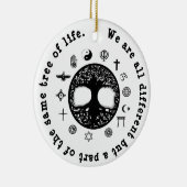 Een deel van dezelfde levensboom keramisch ornament (Rechts)