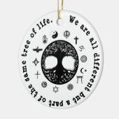 Een deel van dezelfde levensboom keramisch ornament (Links)