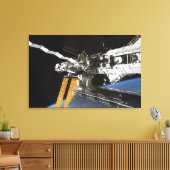 Een deel van het Columbuslaboratorium Canvas Afdruk (Insitu (Woonkamer))