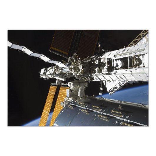 Een deel van het Columbuslaboratorium Foto Afdruk (Voorkant)