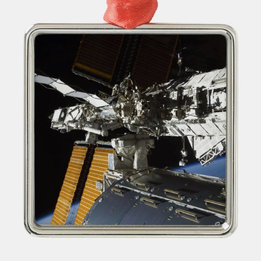 Een deel van het Columbuslaboratorium Metalen Ornament (Voorkant)