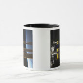 Een deel van het internationale ruimtestation 2 mok (Midden)