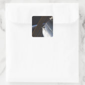 Een deel van het internationale ruimtestation vierkante sticker (Tas)