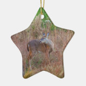 Een Deer in de Tall Grass Keramisch Ornament (Links)