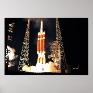 Een Delta IV - Zware raketliften uit Poster