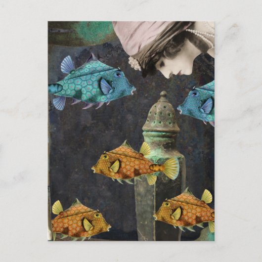 Een denkbeeld onder Zee avontuur Briefkaart (Voorkant)