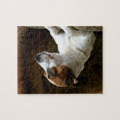 Een denkende Jack Russell Terrier Legpuzzel (Horizontaal)