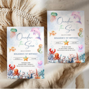 Eén-der De Zee 1e Verjaardag Onder De Zee Kaart