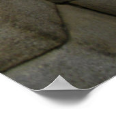 Een deur van Machu Picchu Poster (Hoek)