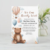 Een dierenwelp boho we kunnen nauwelijks wachten B Kaart (Staand voorkant)