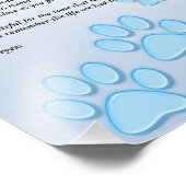 Een dierlijk gebed - foto afdruk (Hoek)