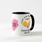 ÉÉN DINK AWAY Monogram Pickleball Mok (Voorkant rechts)