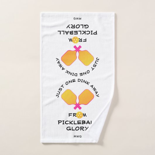 EÉN DINK VAN GLORY Pickleball Handdoek (Handdoek)