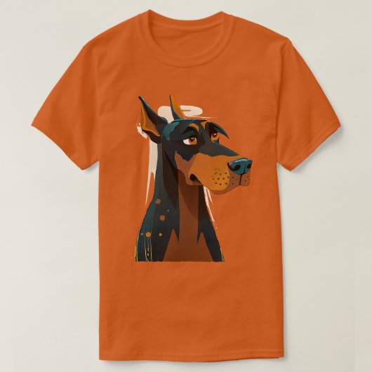 een Doberman-hond voor alle hondenliefhebbers T-shirt (Design voorkant)