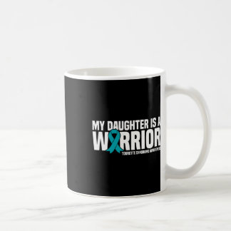 Een dochter is een Warrior Tourette-syndroom bewus Koffiemok