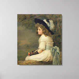 Een dochter van Eve, Pars Annual, Kerstmis, 1899 Canvas Afdruk