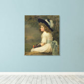 Een dochter van Eve, Pars Annual, Kerstmis, 1899 Canvas Afdruk (Insitu (Houten vloer))