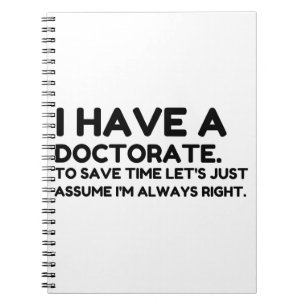 EEN DOCTORAAT HEBBEN NOTITIEBOEK
