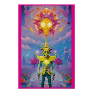 Een dode en dankbare Baphomet Perfect Poster