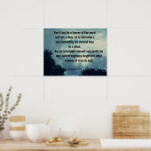 EEN DOER VAN GOEDERENWOORD ZIJN POSTER (Keuken)