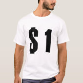 één dollar t-shirt (Voorkant)