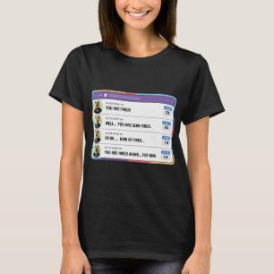 Een domme baas die per ongeluk mensen ontslaat t-shirt