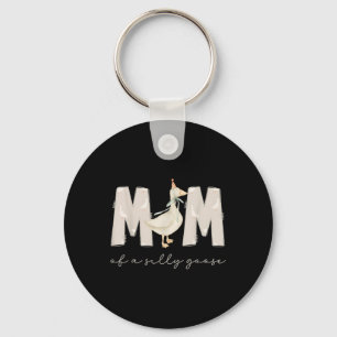 Een domme gans mama 1e eerste verjaardag familie 2 sleutelhanger