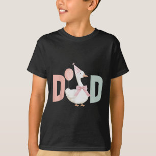 Een domme gans papa 1e eerste verjaardag familie m t-shirt