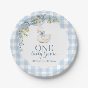 Eén domme gans Vintage Daisy verjaardagsuitnodigin Papieren Bordje