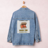 EEN DONUT PER DAG HOUDT DE GRUMPIES WEG DENIM JACKET (Hangar)