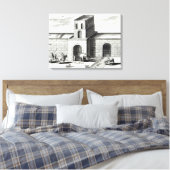 Een doorgang in de Grote Muur Canvas Afdruk (Insitu (Slaapkamer))