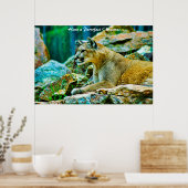 Een doorschijnend kerstfeest hebben poster (Keuken)