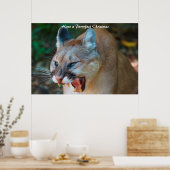 Een doorschijnend kerstfeest hebben poster (Keuken)