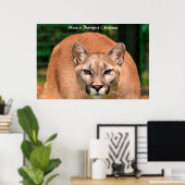 Een doorschijnend kerstfeest hebben poster (Thuiskantoor)