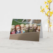 Een doosje kleine juffrouw zonder namen kaart (Gele Bloem)