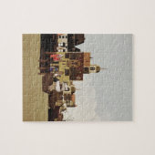 Een dorp in de middeleeuwen legpuzzel (Horizontaal)