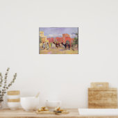 Een dorp in het Atlas-gebergte Poster (Keuken)