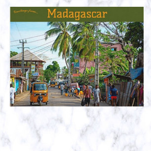 Een dorp in Madagaskar Briefkaart