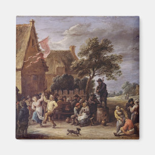 Een dorpsmakerij magneet