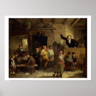 Een dorpsschool poster
