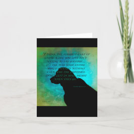 Een dosis verliezen feestdagen kaart