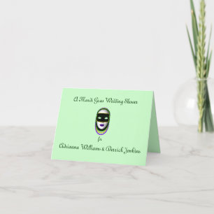 Een douche van het Huwelijk van Mardi Gras