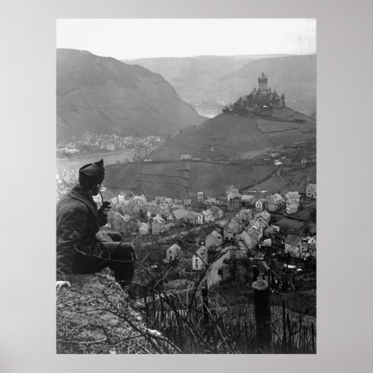 Een Doughboy in Duitsland Poster (Voorkant)