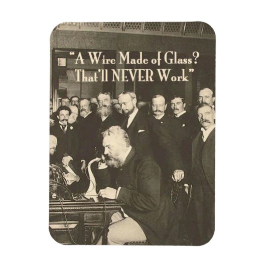 Een draad gemaakt van Glass Humoureus Tech Magneet (Verticaal)