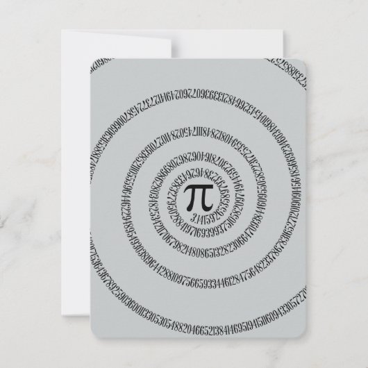 Een Draai van Pi klikt aanpast om Grijze Kleur te  (Voorkant)