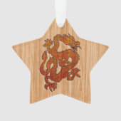 Een draak in de stijl van Bamboo Ornament (voorkant)