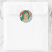 Een draak stickers (Tas)