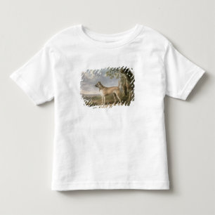 Een drager op een pad in een beboste landschap kinder shirts