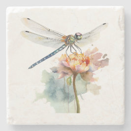 Een Dragonfly Marble Onderzetter